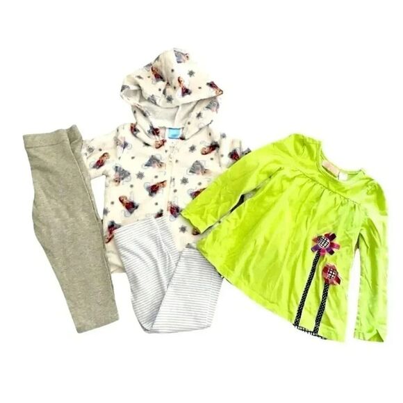 Carters Toddler Girl Tops and Leggins Bundle #2032 - Picture 1 of 5